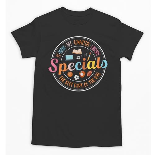 Special Teacher Music Art Library Physical Education Unisex T-Shirt - teacherstshirts.com AU