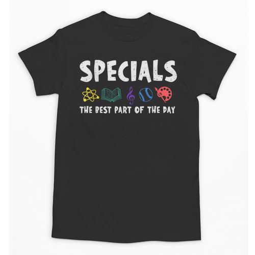 Specials The Best Part Of The Day Men Women Teacher Unisex T-Shirt - teacherstshirts.com UK