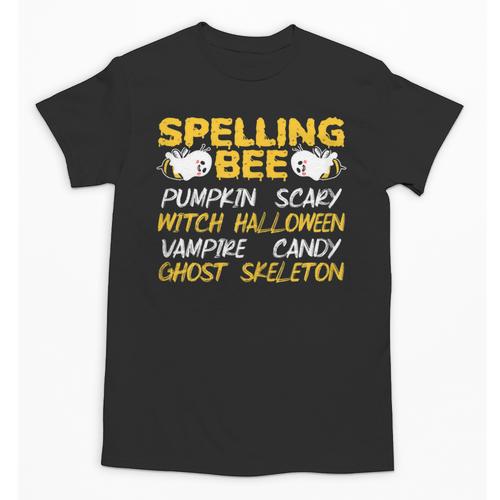 Spelling Bee Costume For a Halloween Teacher Pun Women Unisex T-Shirt - teacherstshirts.com CA