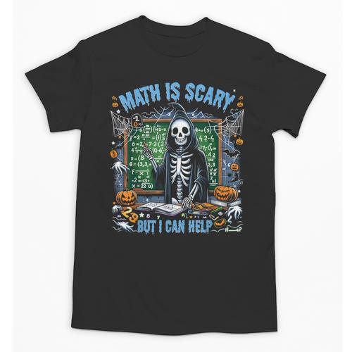 Spooky Halloween Math Teacher Unisex T-Shirt - teacherstshirts.com DE
