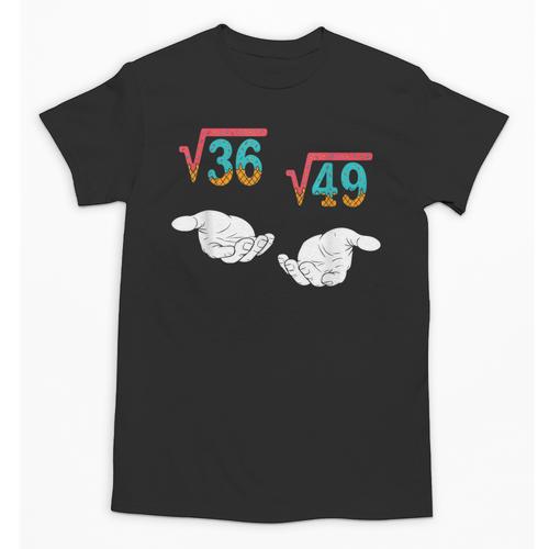 Square Root 36 49 Meme 67 Ice Cream Drip Math Teacher Tee Unisex T-Shirt - teacherstshirts.com AU