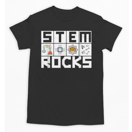 STEM Rocks Science Technology Engineering Math STEM Teacher Unisex T-Shirt - teacherstshirts.com AU
