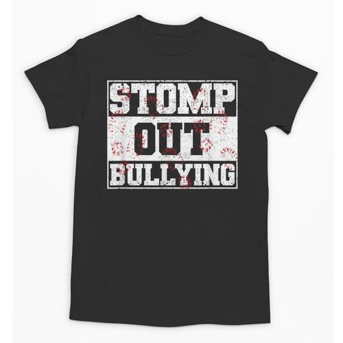 Stomp Out Bullying Back To School Education Teacher Unisex T-Shirt - teacherstshirts.com