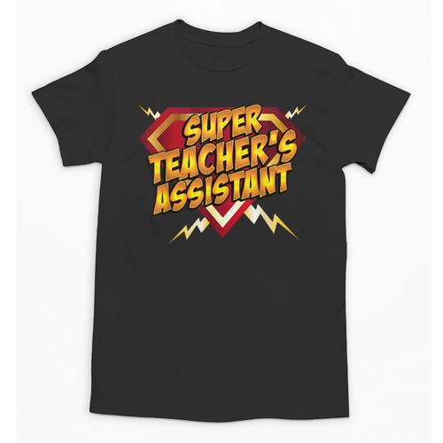 Super Teacher's Assistant Educational Superhero Unisex T-Shirt - teacherstshirts.com