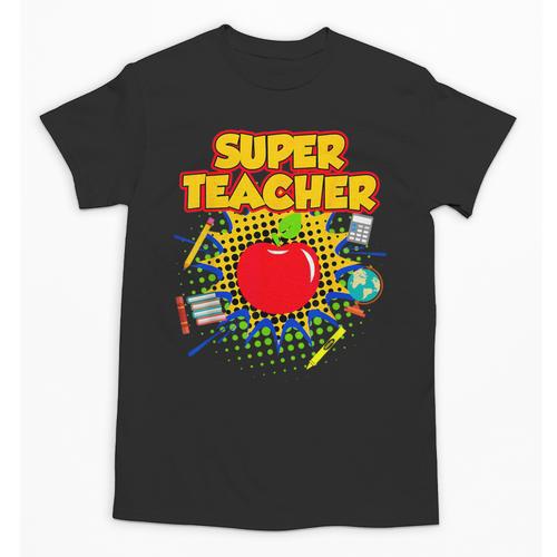 Superhero Teacher Appreciation Teaching Tee Unisex T-Shirt - teacherstshirts.com AU
