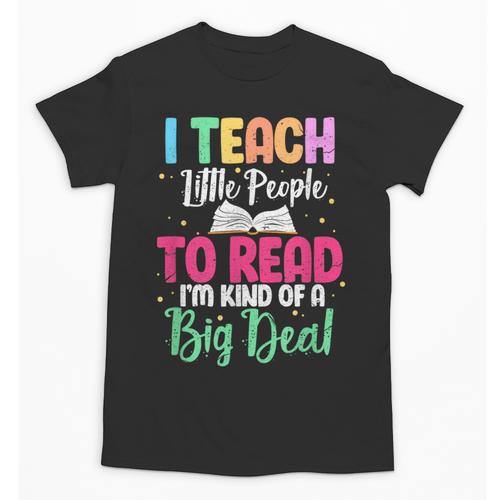 I Teach Little People To Read Reading Teacher For Men Women Girls Kids Unisex T-Shirt - teacherstshirts.com