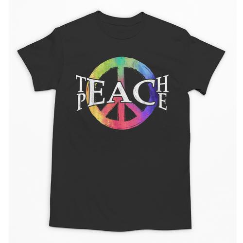 Teach Peace For Teachers And Educators Counselor Unisex T-Shirt - teacherstshirts.com AU