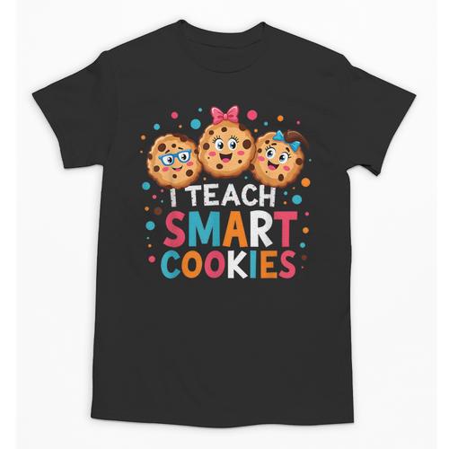 I Teach Smart Cookies Cute Back To School Teacher Unisex T-Shirt - teacherstshirts.com DE