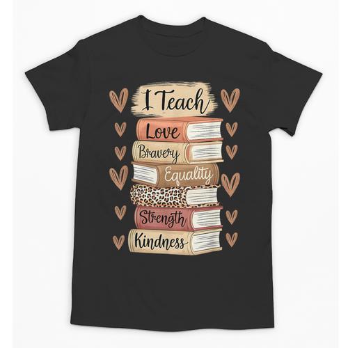 I Teach History Month Black Teacher Melanin Unisex T-Shirt - teacherstshirts.com