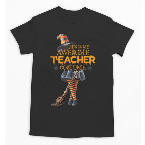 This Is My Teacher Costume Halloween Family Matching Group For Men Women Unisex T-Shirt - teacherstshirts.com UK