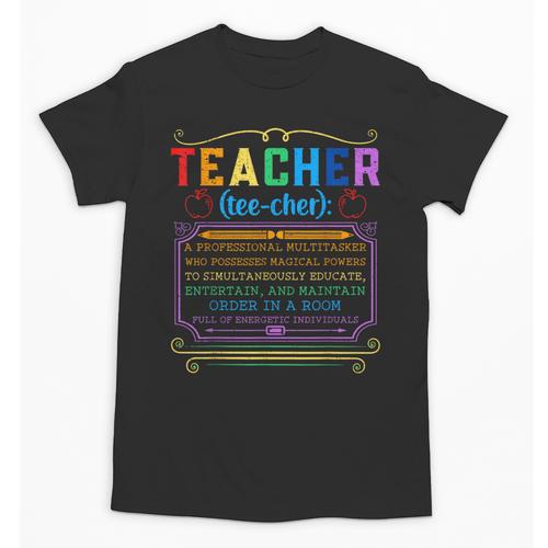 Teacher Definition Teaching School Teacher Unisex T-Shirt - teacherstshirts.com AU