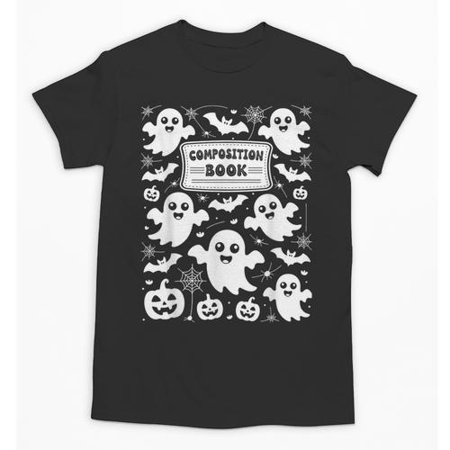 Teacher Halloween Composition Notebook Costume Halloween Unisex T-Shirt - teacherstshirts.com