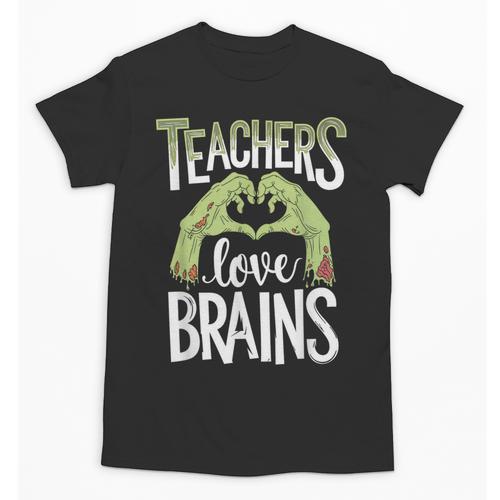 Teachers Love Zombie Teacher Halloween Fun Unisex T-Shirt - teacherstshirts.com AU