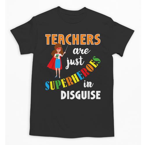 Teachers Are Superheroes Graduation School Teachers Unisex T-Shirt - teacherstshirts.com DE