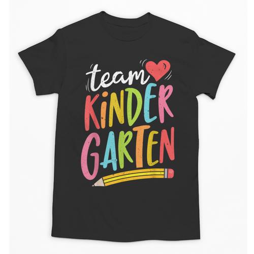 Team Kindergarten Teacher Student Back To School Unisex T-Shirt - teacherstshirts.com AU