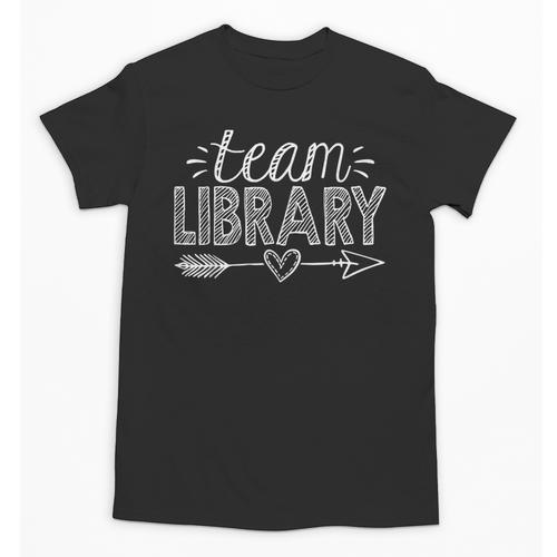 Team Library Tee Teacher Student Back To School Unisex T-Shirt - teacherstshirts.com