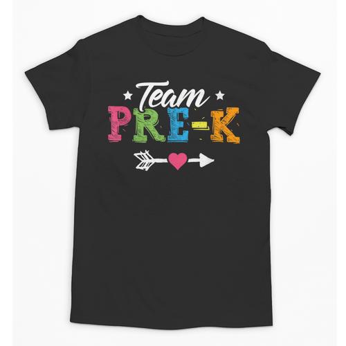 Team Pre-K Shirt PreSchool Teacher Student Back To School Unisex T-Shirt - teacherstshirts.com DE