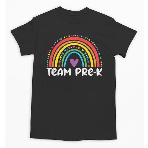 Team Pre-K Teacher Crew Squad Hello Back School Graduation Unisex T-Shirt - teacherstshirts.com DE