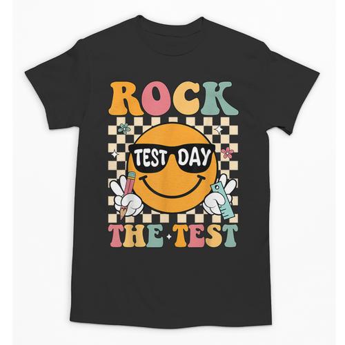 Test Day Rock The Test Teacher Testing Day You Got This Unisex T-Shirt - teacherstshirts.com UK