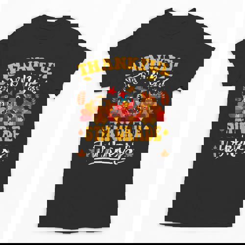 Thankful For My 5th Grade Turkeys Thanksgiving Teacher Fall Unisex T-Shirt - teacherstshirts.com