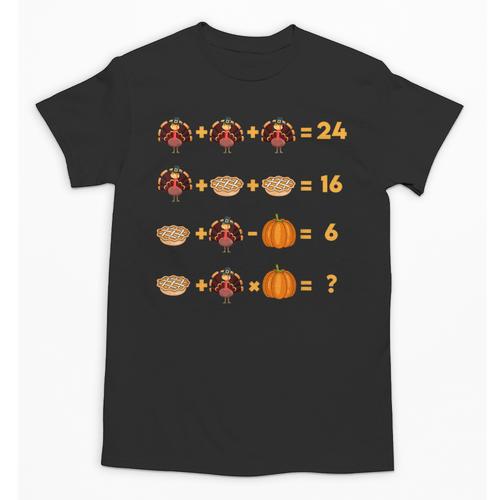 Thanksgiving Order Of Operations Turkey Quiz Math Teacher Unisex T-Shirt - teacherstshirts.com UK