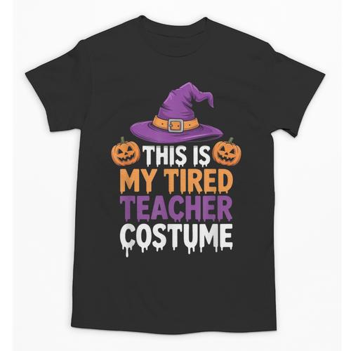 This Is My Tired Teacher Costume Halloween Unisex T-Shirt - teacherstshirts.com AU