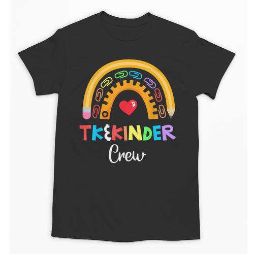 TK And Kinder Crew TK Teacher Transitional Kindergarten PreK Unisex T-Shirt - teacherstshirts.com AU