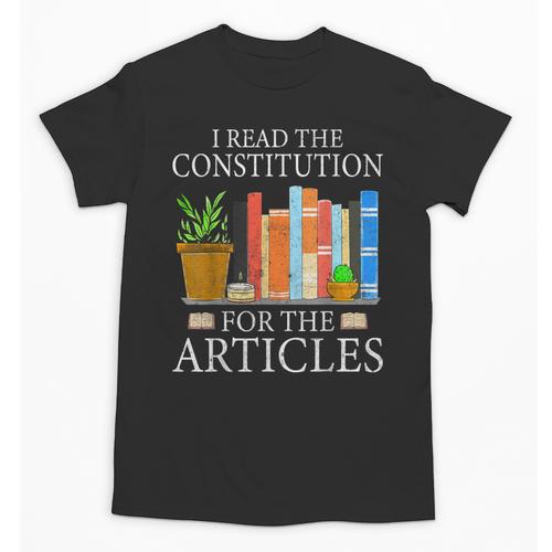 History Teacher I Read The Constitution For The Articles For Men Women Unisex T-Shirt - teacherstshirts.com AU