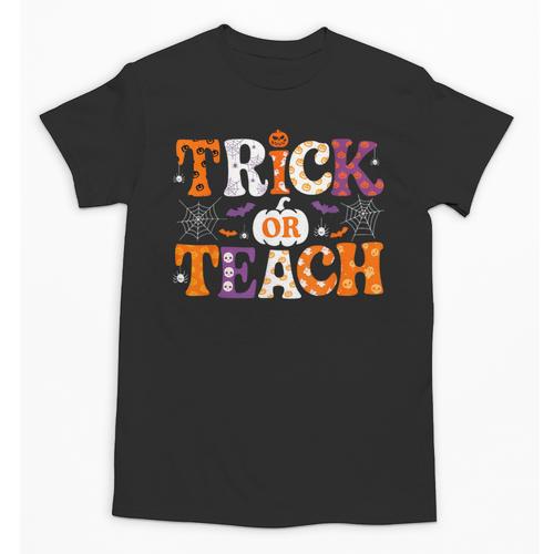 Trick Or Teach Teacher Halloween Costume Men Women Unisex T-Shirt - teacherstshirts.com DE