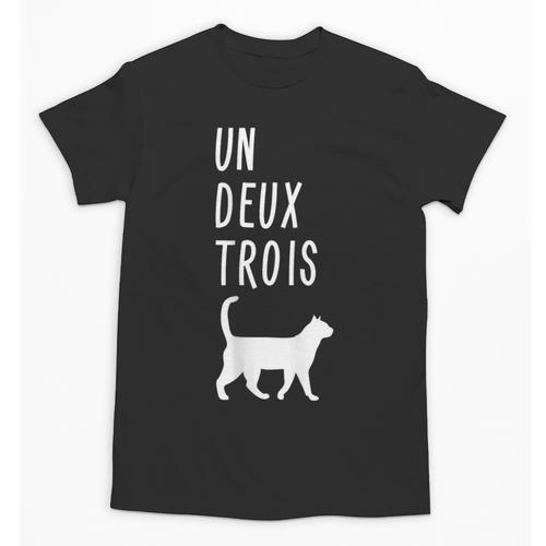 Un Deux Trois Cat Shirt French Teacher Unisex T-Shirt - teacherstshirts.com CA