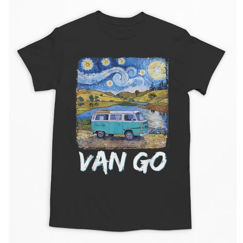 Van Go Retro Vanlife Art Teacher Unisex T-Shirt - teacherstshirts.com UK