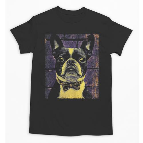 Vintage Boston Terrier Dog Unisex T-Shirt - Bostonterriersmerch.com DE