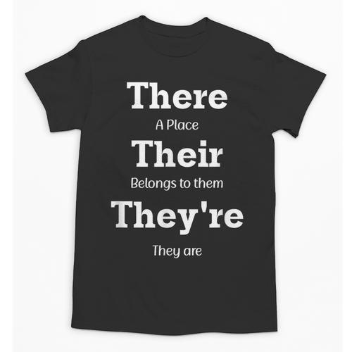 Vocabulary Police Their There They'Re English Teacher Unisex T-Shirt - teacherstshirts.com DE