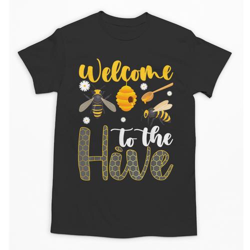 Welcome To The Hive Bee Teacher Back To School Unisex T-Shirt - teacherstshirts.com