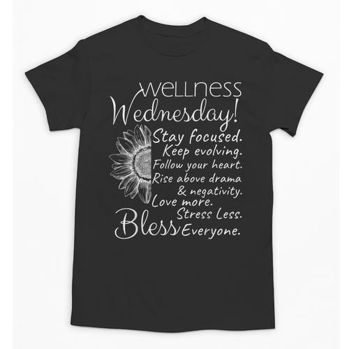 Wellness Wednesday Nurse Counselor Teacher Quotes Unisex T-Shirt - teacherstshirts.com AU