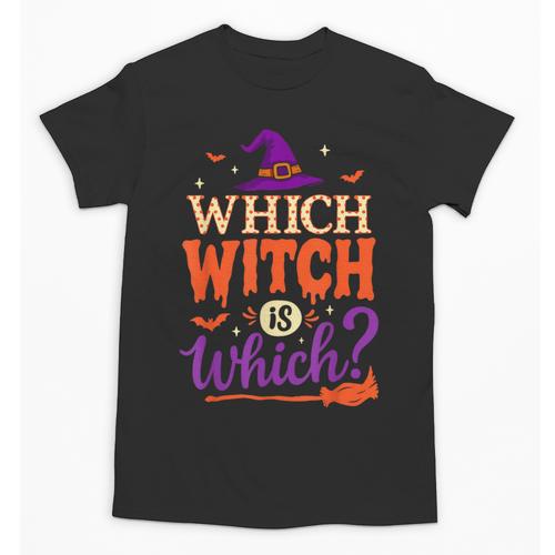 Which Witch Is Which Halloween For Women Men English Teacher Unisex T-Shirt - teacherstshirts.com CA
