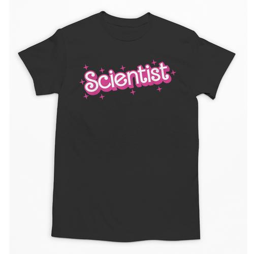 Women Retro Pink Scientist Science Teacher Back To School Unisex T-Shirt - teacherstshirts.com UK