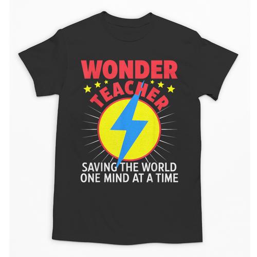 Wonder Teacher Costume Shirt Teacher Halloween Costume Men Women Unisex T-Shirt - teacherstshirts.com DE