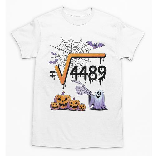 4489 Square Root 67 Math Teacher Halloween Costume Professor Unisex T-Shirt - teacherstshirts.com CA