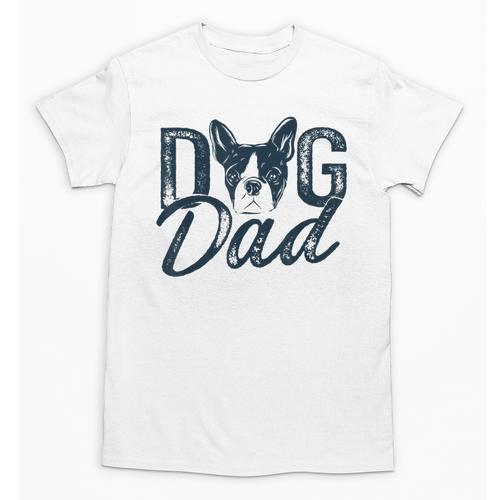 Boston Terrier Dog Dad Unisex T-Shirt - Bostonterriersmerch.com