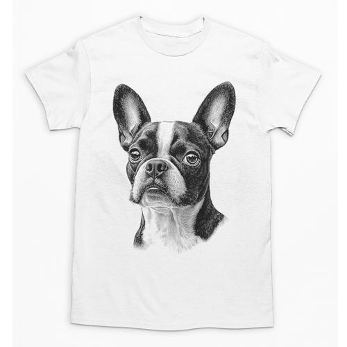 Boston Terrier Dog Motif Pet Illustration Boston Terrier For Men Women Kids Unisex T-Shirt - Bostonterriersmerch.com