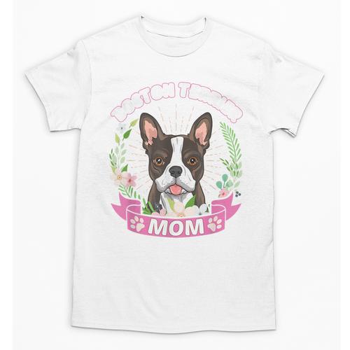 Boston Terrier Mom Mother's Day Unisex T-Shirt - Bostonterriersmerch.com