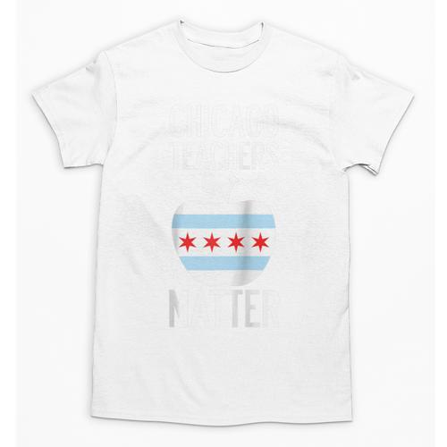 Chicago Teachers Matter Support Union Education Red For Ed Raglan Baseball Tee Unisex T-Shirt - teacherstshirts.com