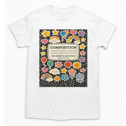 Composition Notebook Costume Teacher Matching Halloween Book Unisex T-Shirt - teacherstshirts.com