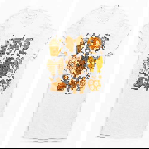 Coquette Teach Teacher Bows Thanksgiving Turkey Fall Autumn Unisex T-Shirt - teacherstshirts.com