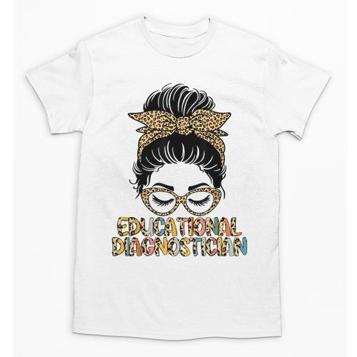 Cute Educational Diagnostician Teacher Appreciation Week Men Women Unisex T-Shirt - teacherstshirts.com AU