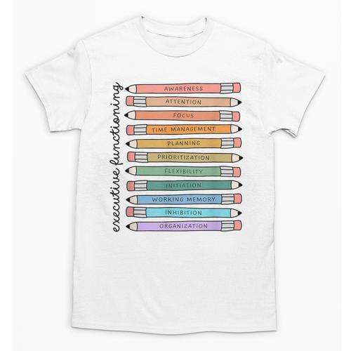 Executive Functioning Skills Back To School Sped Teacher SLP Unisex T-Shirt - teacherstshirts.com AU