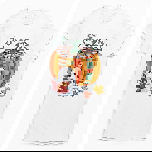 Fall Book Pumpkin Books Ghost Reading Halloween Teacher Unisex T-Shirt - teacherstshirts.com