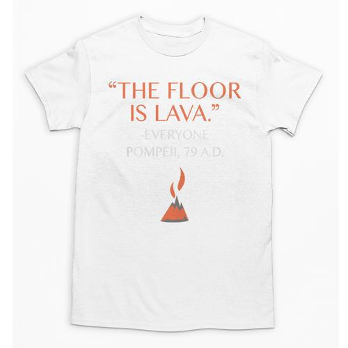 The Floor Is Lava For History Lovers & Teachers Premium Tri-Blend Unisex T-Shirt - teacherstshirts.com DE