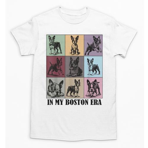 Funny Boston Terrier Quote In My Boston Terrier Era Cool Dog Men Women Unisex T-Shirt - Bostonterriersmerch.com